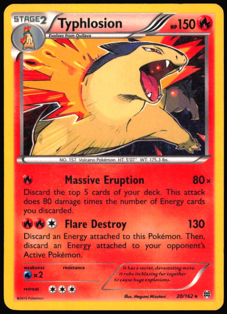 Typhlosion - (Cosmos Holo) Promo Blister Exclusives 020/162 NM