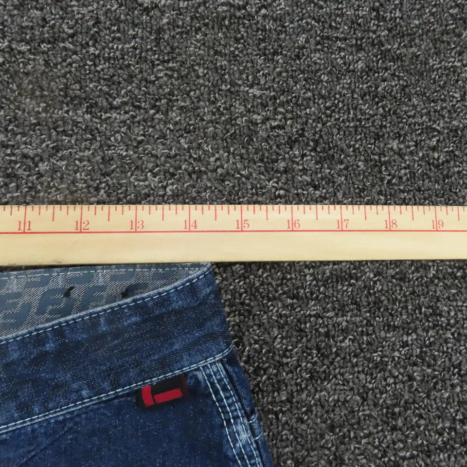 FUBU Jeans Womens W9/10 Carpenter Utility Workwear Relaxed Fit Denim Pants Y2K - Image 3 of 4