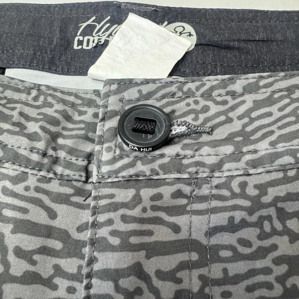 Da Hui 男式混合系列灰色短裤 38 码二手夏威夷冲浪游泳 — 第 3/4 张图片