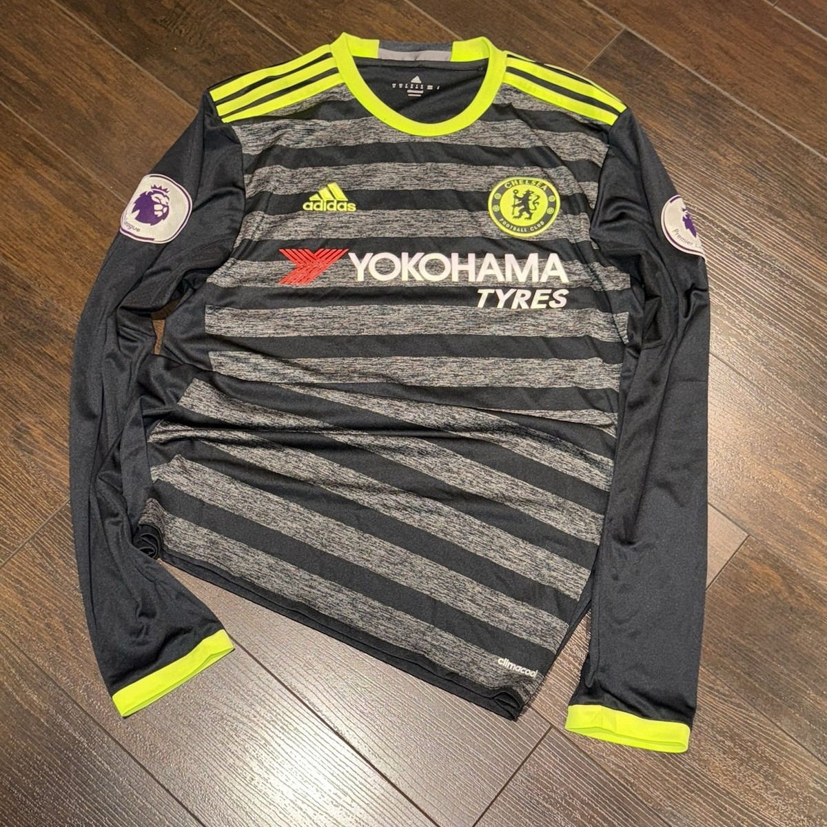 Chelsea Away Chelsea Kante Shirt AUTHENTIC Adidas Chelsea 2016-17
