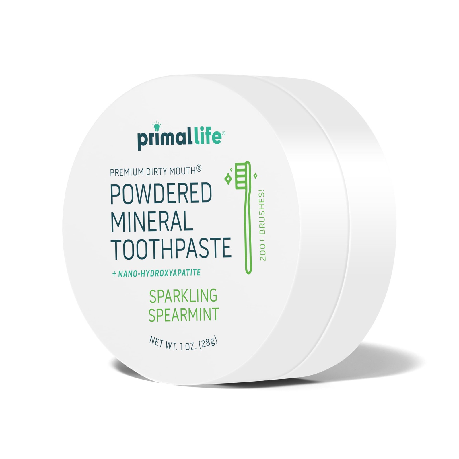 Primal Life Organics - Dirty Mouth Toothpowder, Tooth Cleaning Powder, Flavored