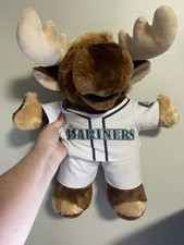 Seattle Mariners Moose Mascot Plush Stuffed Animal MLB Baseball Team Fan Toy 22  