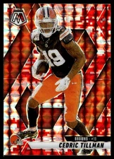 2025 PANINI MOSAIC RED CAMO CEDRIC TILLMAN ROOKIE CLEVELAND BROWNS #197