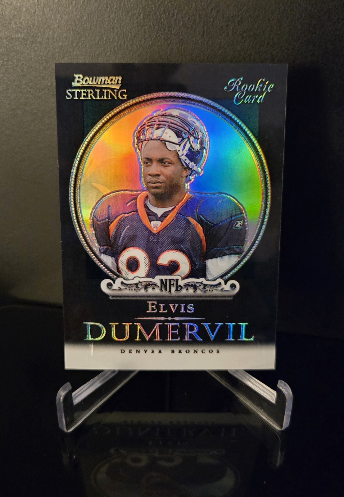 #'d 25/25 🔥 ELVIS DUMERVIL RC SSP 2006 Bowman Sterling Black Rookie Refractor