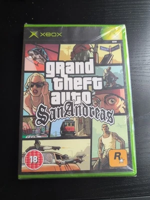 Grand Theft Auto San Andreas Xbox Original Sealed - Image 1 of 4