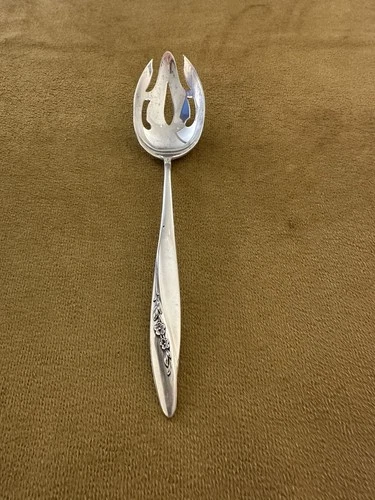 Blithe Spirit by Gorham Sterling Silver Pierced Serving Spoon 8 5/8" — 64g