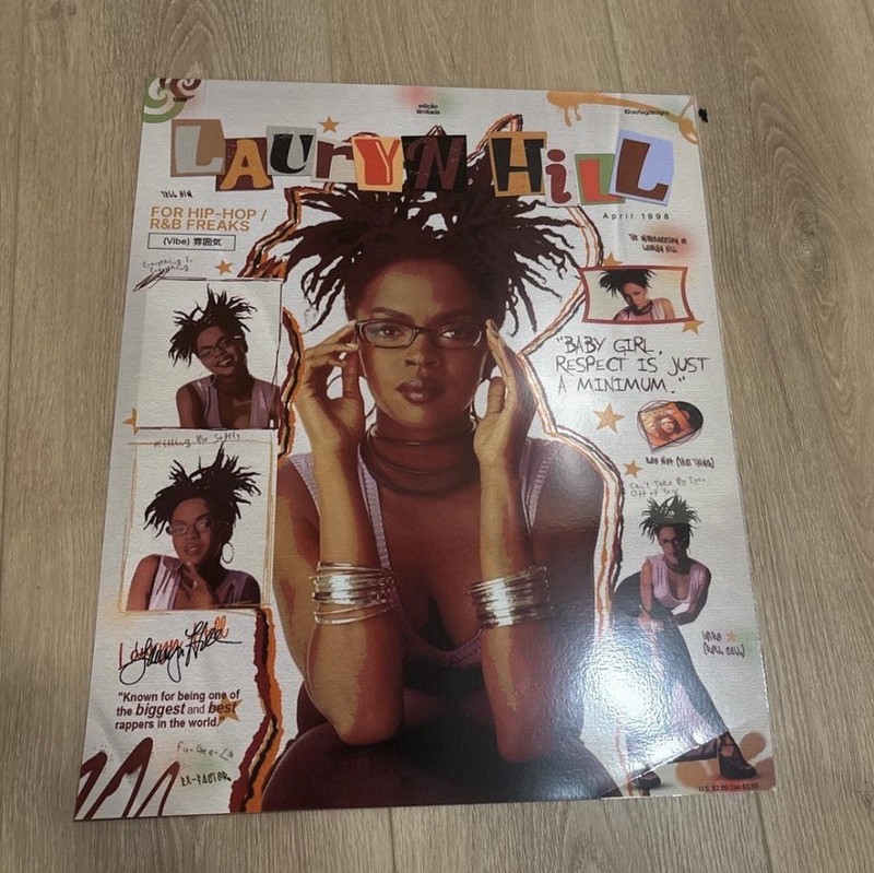 Lauryn Hill R&B & Soul Music Poster 18 in x 24 in "Respect Is Just a Minimum"