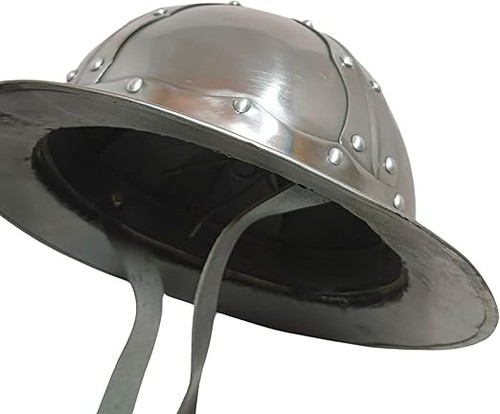 Armadura Medieval Ganado Sombrero Casco LARP SCA Cruzado Funcionalidad Para Disfraz - Imagen 4 de 4