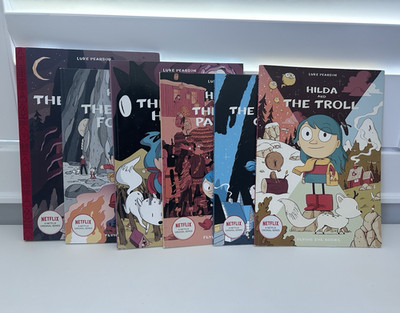Flying Eye Books Hilda Graphic Novel Lot by Luke Pearson Softcover Color English