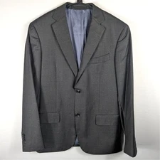 Suitsupply Blue Line 38R VBC Super 110s Wool Blazer Men Gray Jacket Italian