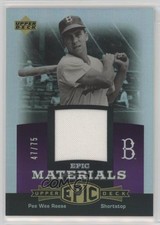 2006 Upper Deck Epic Materials Dark Purple 47/75 Pee Wee Reese #EM-PR2 HOF 2d8