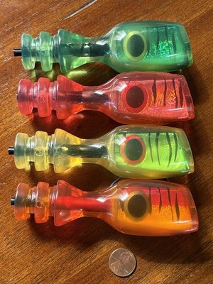 4 Trolling Heads.   USA Vintage AREA RULE ENGINEERING. Orig. Doornobs.
