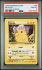 1999 POKEMON BASE SET UNLIMITED YELLOW CHEEKS #58 PIKACHU PSA 8