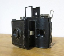 O Vintage AGFA PD-16 Clipper Camera 1920s, Expanding Lens, Pop-up View Finder