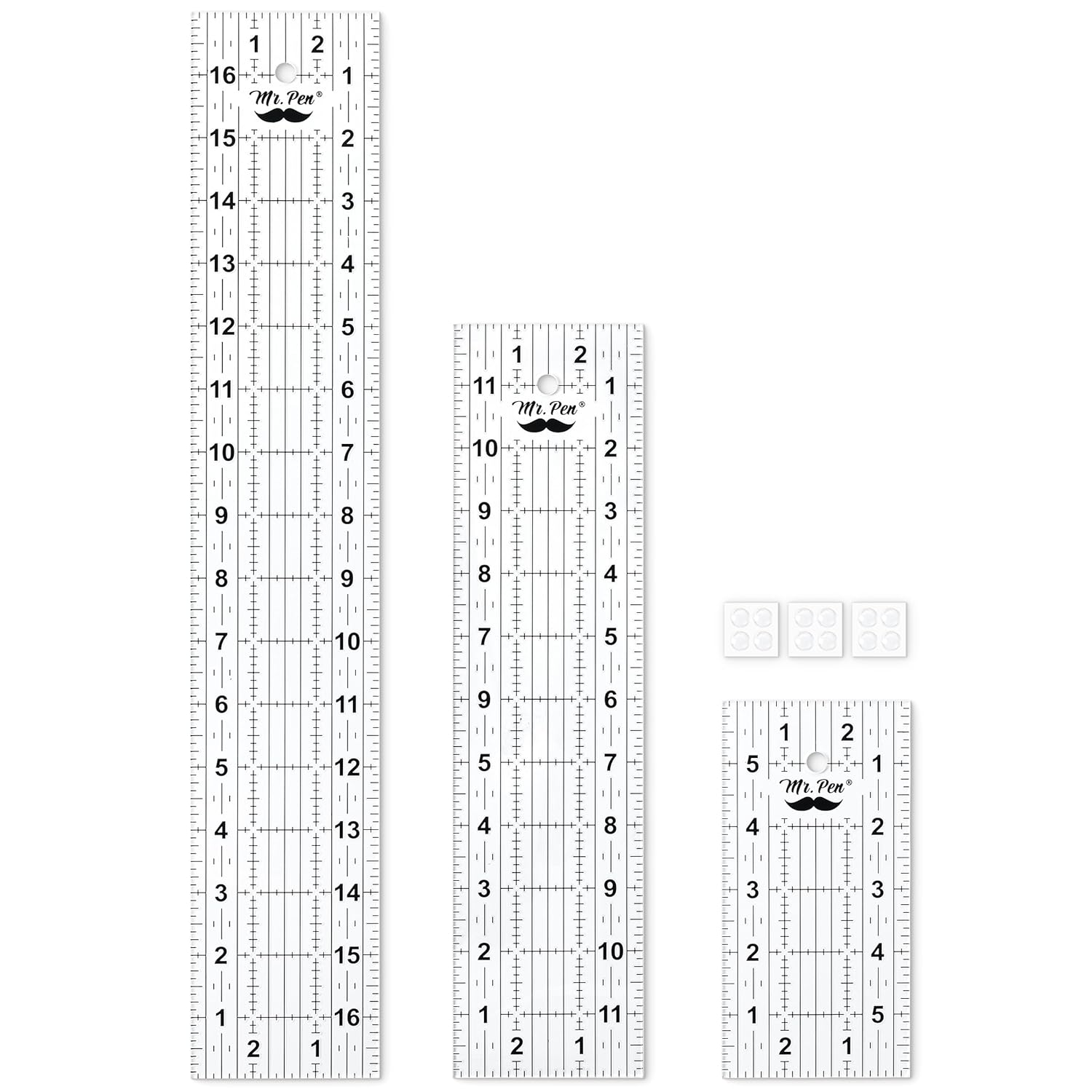 - Sewing Ruler, 3 Pack, 6