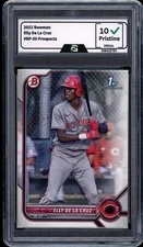 2022 Bowman #BP-50 Elly De La Cruz GRADED 10 GEM Mint Rookie Card RC BOWMAN 1st