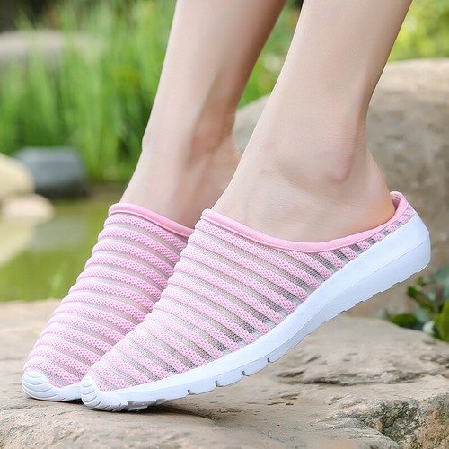 Womens Mesh Sandals Shoes Breathable Slippers Lightweight Walking Beach Sports