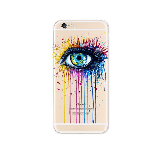 Ultra Thin Fashion Pattern Clear Soft Phone Case For iPhone 4/5/6/7/8 Samsung - Picture 8 of 25