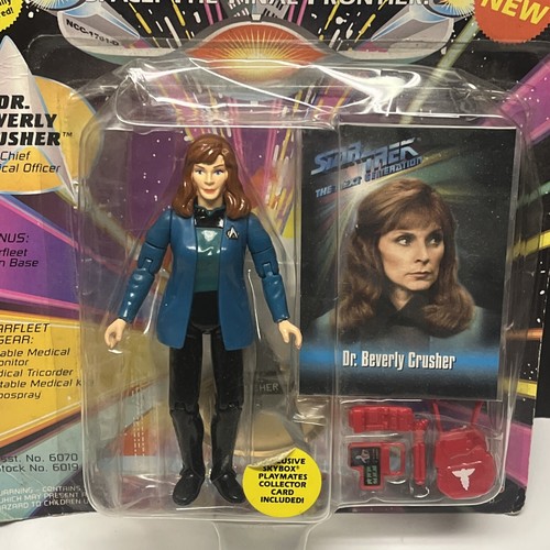 1993 Star Trek The Next Generation Modellino Dr. Beverly Crusher Playmates - Foto 2 di 15