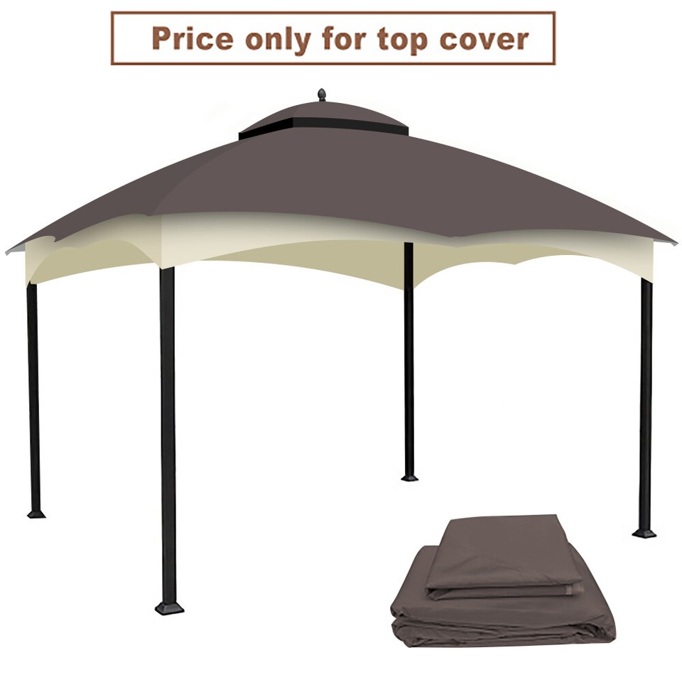 ABCCANOPY Tende angolari di ricambio per gazebo Lowe's Allen Roth 10 x 12#GF-12S004B-1 (Khaki