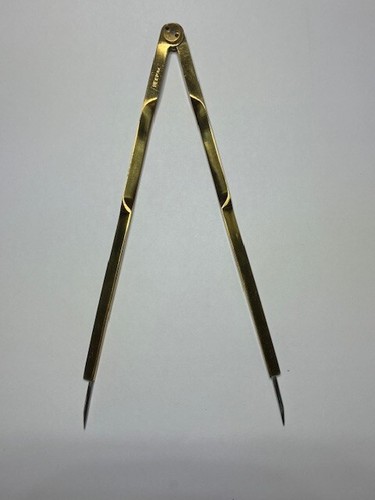 Nautical Brass Divider Surveying 8inch Survey Engineering Drafting Tool FREE S/H - Picture 3 of 6