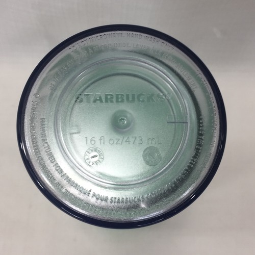 2020 Starbucks 16 oz Tumbler Mint Green Gold Mermaid Siren Clear Cold Cup - Picture 14 of 16