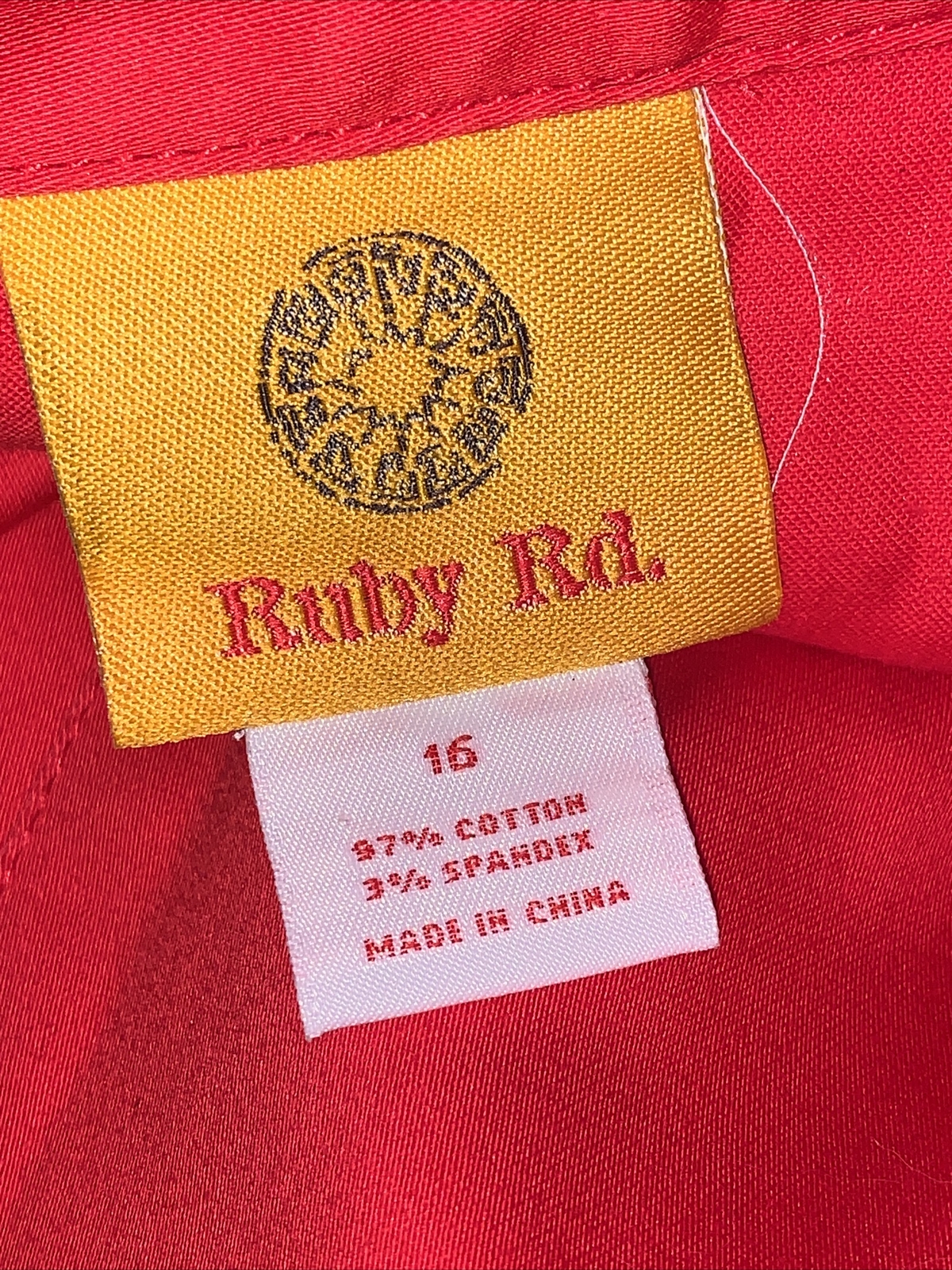 RUBY RD Lightweight Blazer Jacket Big Button Cher… - image 5