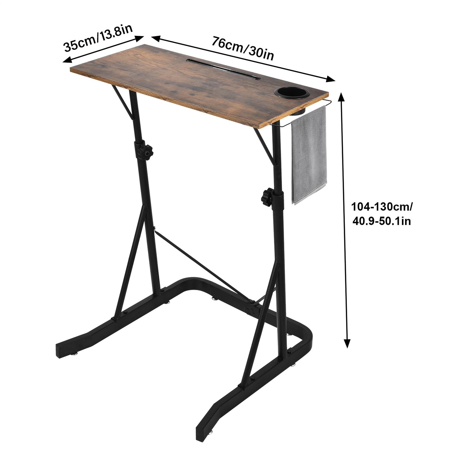 Adjustable Bike Trainer Fitness Desk Workstation for Indoor Cycling Brand New