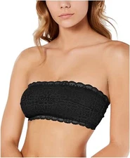 Jenni by Jennifer Moore Lace Bandeau Bra Black XXL - SEE NOTES