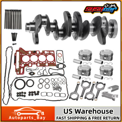 N20 2.0L Engine Rebuild Overhaul Kit - Crankshaft Con rods Pistons kit For BMW