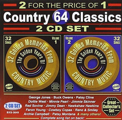Various Artists - 64 Songs: Country Classics / Various [Used Very Good CD]