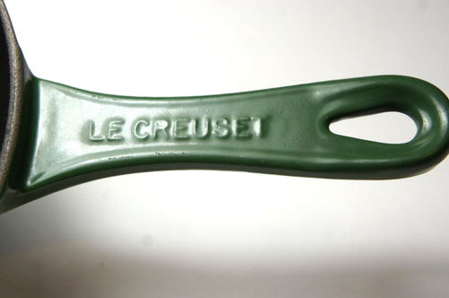 Le Creuset Green Cast Iron Frying Pan 8 Inches Collectable Cookware - Picture 5 of 7