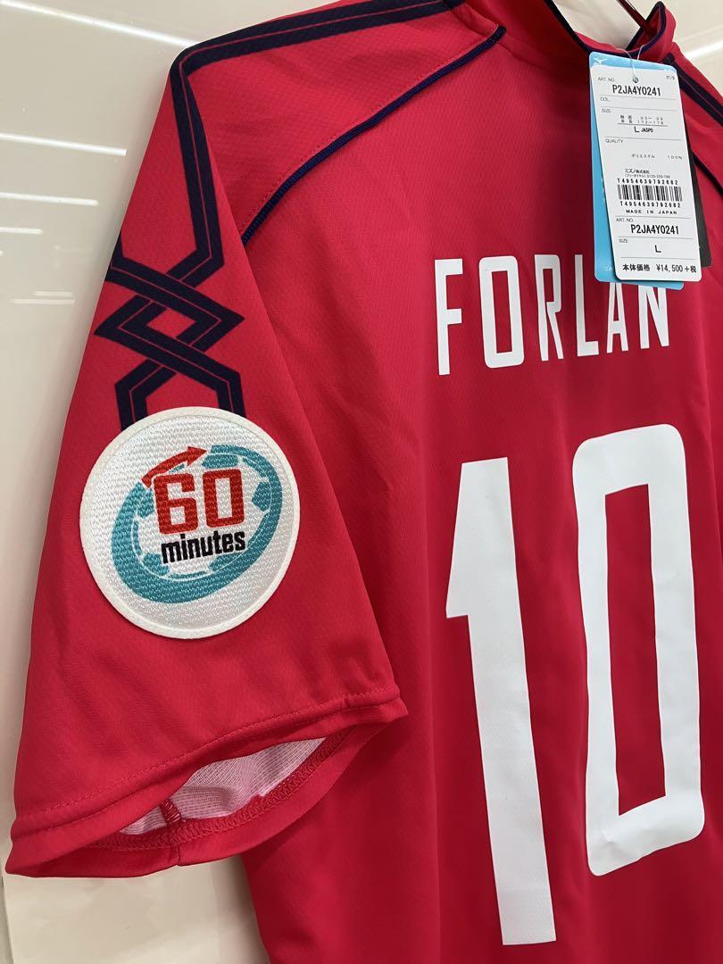 セレッソ大阪ユニフォーム　Forlan 10 M Mizuno Cerezo Osaka Uruguay Forlan Jersey Soccer Shirt 2014