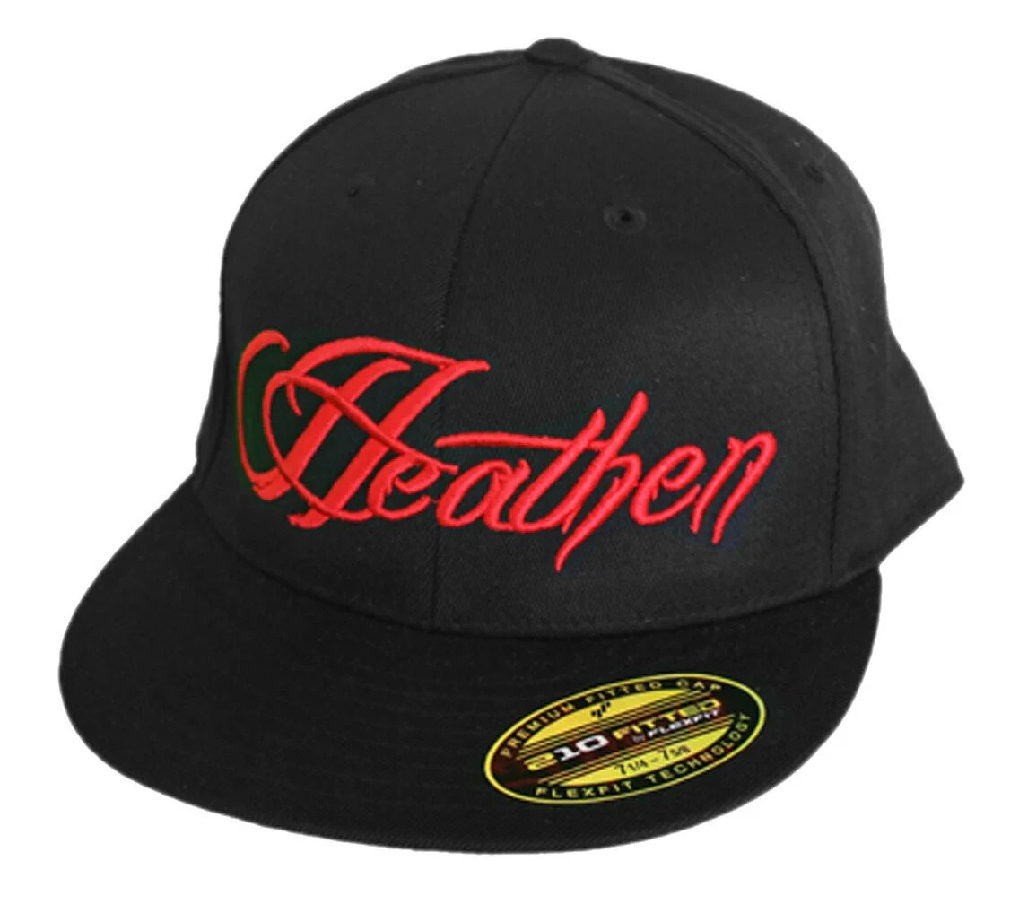 Heathen Script BRAND NEW Heathen SCRIPT 210 FlexFit Hat BLACK / RED S/M L/XL LIMITED ...