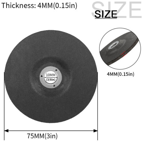 5Pcs Grinding Wheel 3Inch Sanding Abrasive Discs Metal Steel For Angle Grinder - Picture 10 of 11