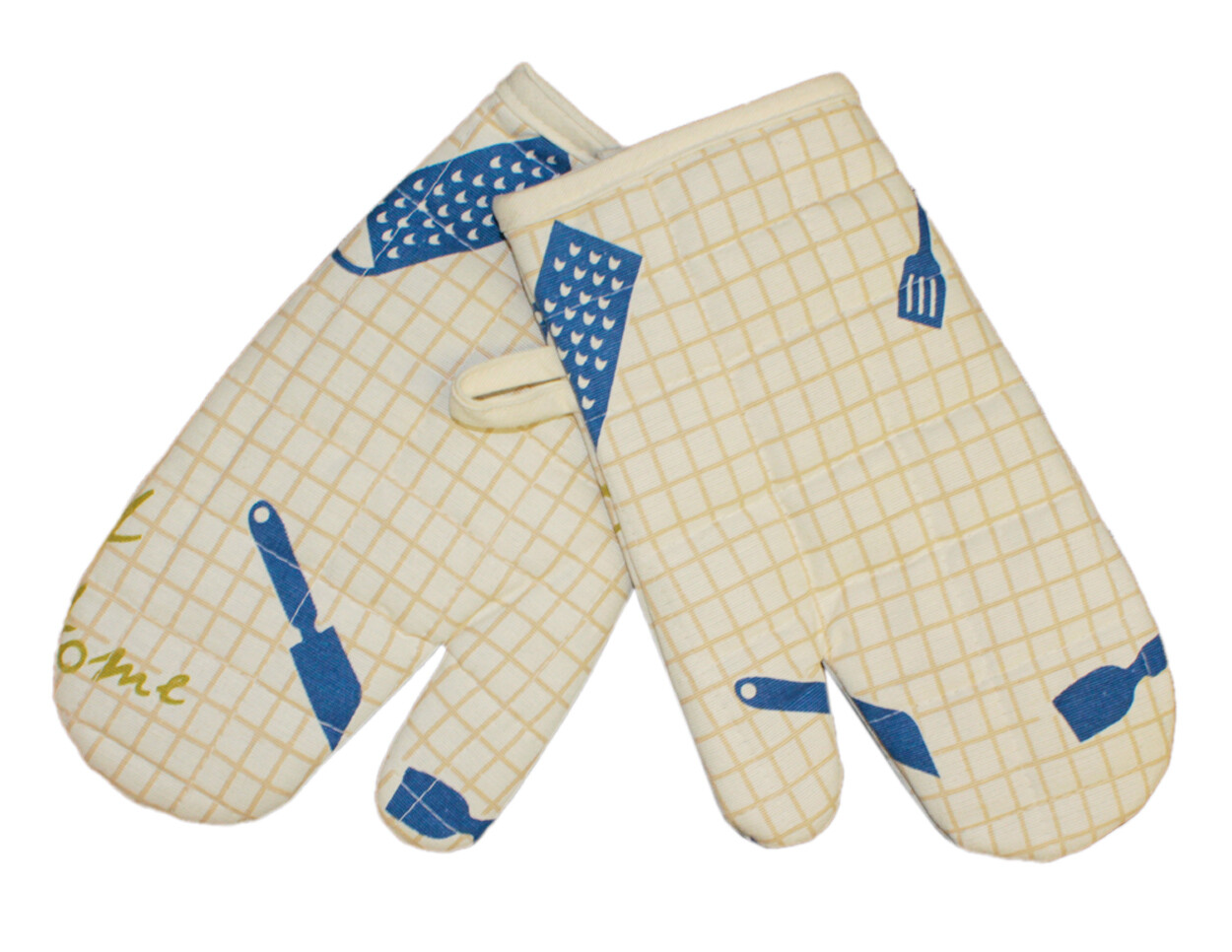 Guantes para el Horno 2er-Set Horno Nuevo Guante Algodón