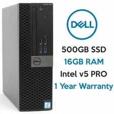Dell Optiplex Computer PC Desktop Win 11 Intel i5-6500 16GB RAM 256GB SSD 7050