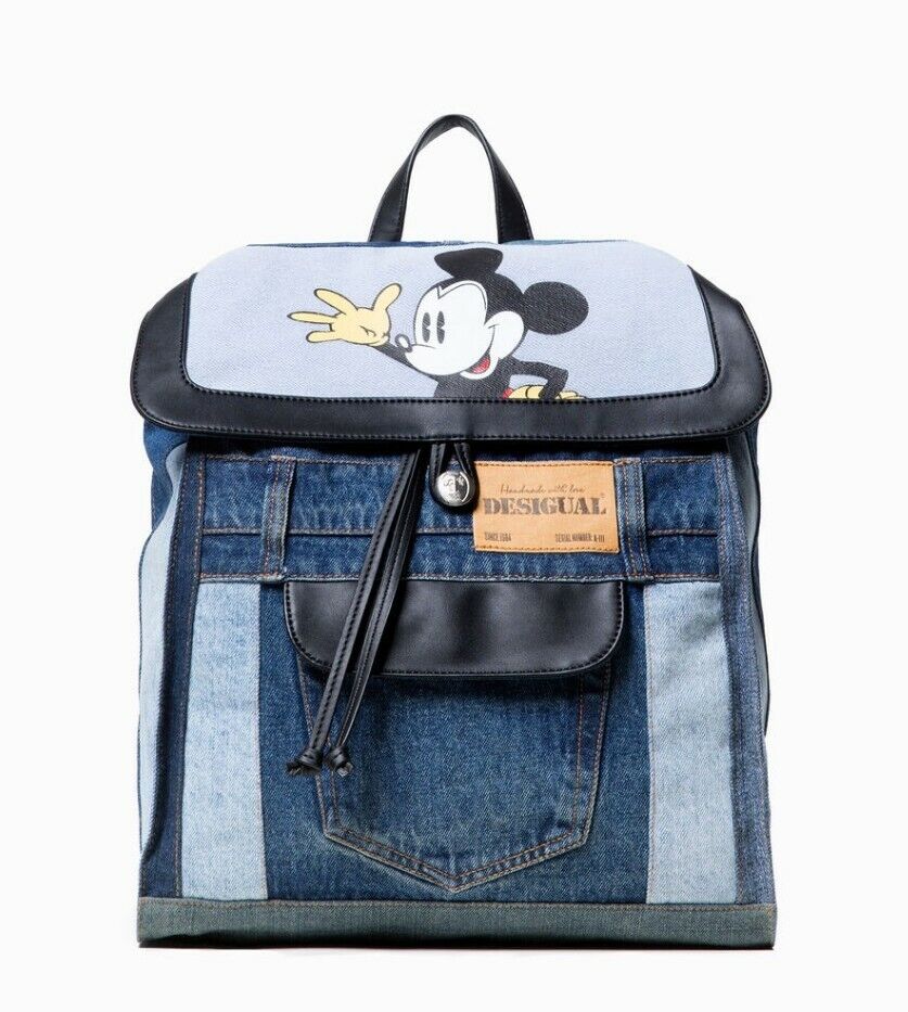 DESIGUAL* DENIM - MOCHILA BOLSO VAQUERA MICKEY - BAG -SAC - NEW
