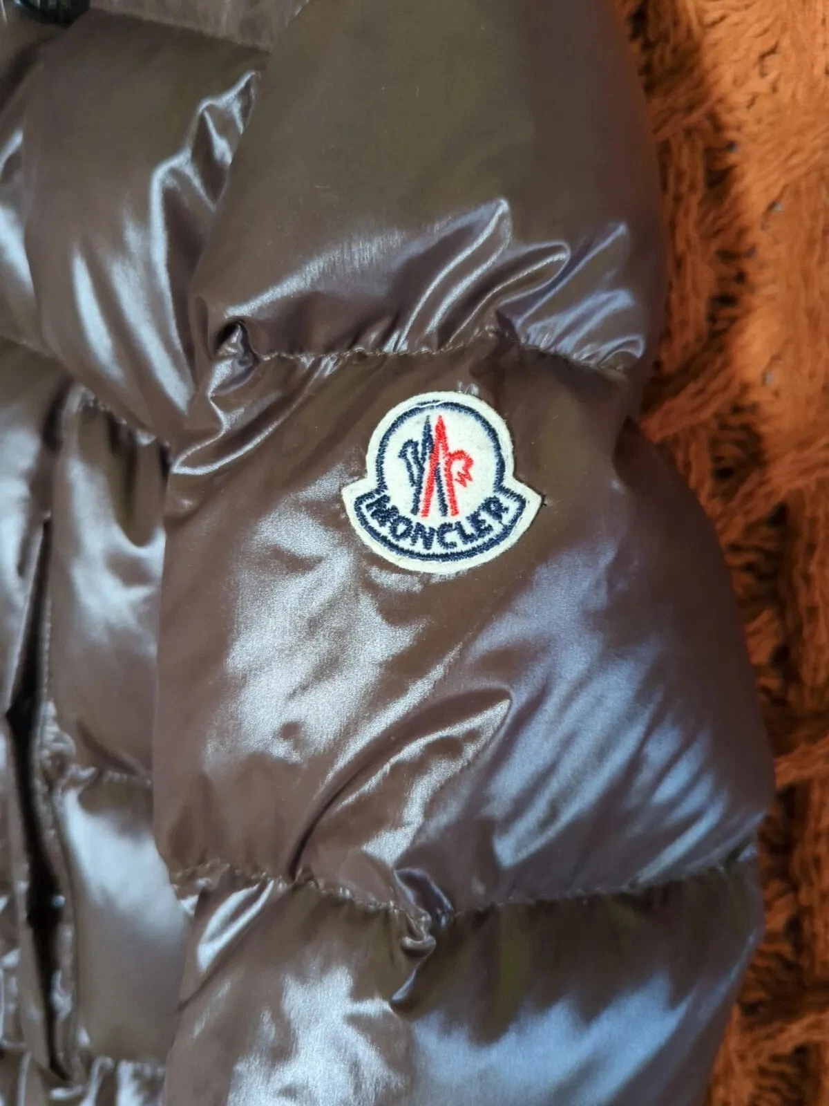 Cappotto in pelliccia Moncler LUCIE marrone donna taglia 1