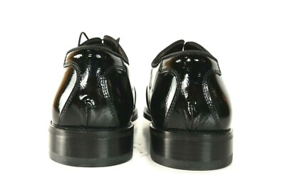 Taryn Rose Made in Italy Black Patent Leather Tuxedo Dress  display picture 3