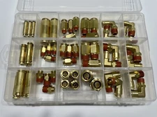 Brass D.O.T Push in Fittings-53pcs *Swivel 90 Elbows-MADE IN USA