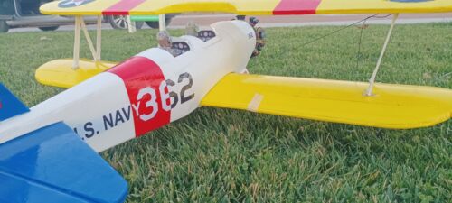 Avión rc Aeromodelismo Sterman Pt-17 Biplano en depron - Imagen 13 de 15