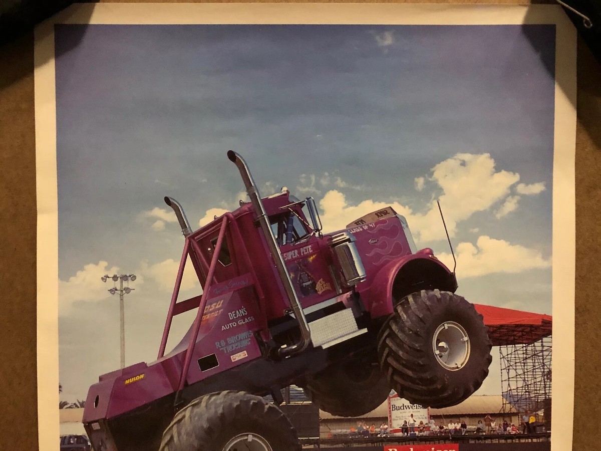 Original Vintage Poster Super Pete Original Monster Truck