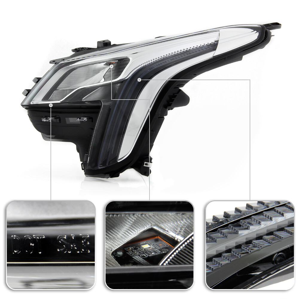 2018-2019 Cadillac XTS LED DRL Signal Projector Headlight Headlamp ...