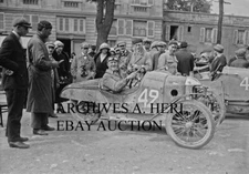 Morgan Motor Company Cycle car racer Smeets arrival 1922 Paris - Pyrenees -Paris