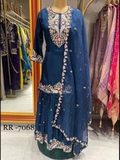 Pure Dola Silk Ready To Wear kurta With Pure Organza Full Size Dupatta And Pure