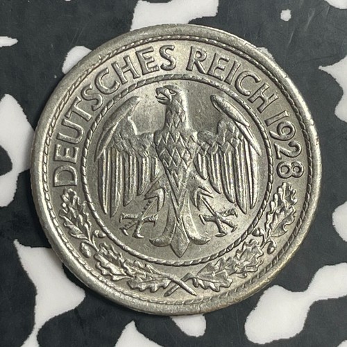 1928-J Germany 50 Pfennig Lot#T3654 High Grade! Beautiful!