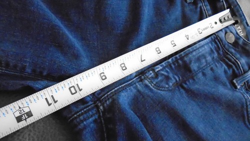 Pantalones de mezclilla oscuros elásticos de tiro medio NYDJ 6 Barbara Bootcut para mujer - Imagen 7 de 10