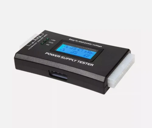 Pin 4 Power Supply Tester PC Computer LCD 20/24 PSU ATX BTX ITX SATA HDD Digital