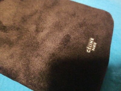 Celine Paris Black Suede Sunglass Zipper Pouch Case Celine | Accessories | Celine Paris Black Suede Sunglass  main image 3